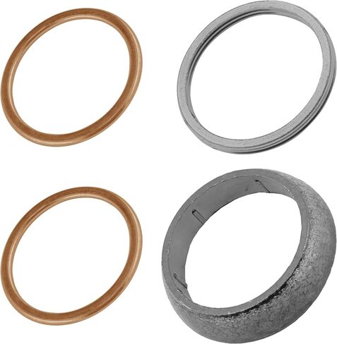 Caltric Muffler Gasket Set Compatible with Honda Pioneer 1000-5 Deluxe SXS1000M5D 2016 2017 2018 2019 2020 2021 2022 in Saudi Arabia