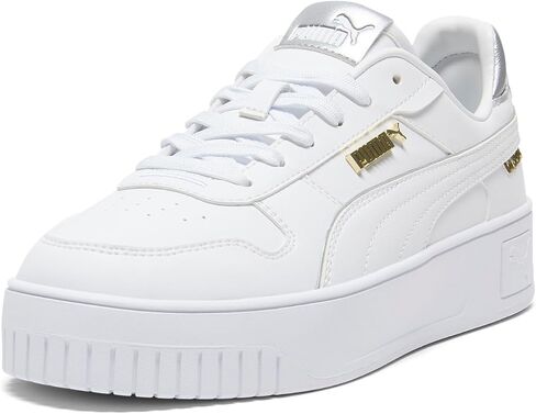 حذاء رياضي للسيدات من PUMA CARINA STREET، Puma Black-Puma Black-Rose Gold-Puma White، 11 in Kuwait