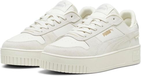 حذاء رياضي للسيدات من PUMA CARINA STREET، Puma Black-Puma Black-Rose Gold-Puma White، 11 in Kuwait