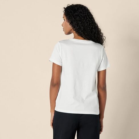 Amazon Essentials FIT العادية 100 ٪ من القطن V-neck قصيرة الأكمام ، multipacks in Saudi Arabia