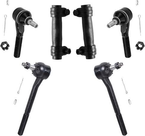 Detroit Axle - طقم نهايات قضيب التعادل الأمامي لـ Chevy S10 Blazer GMC Jimmy Sonoma Isuzu Hombre ، 4 روابط نهاية قضيب داخلية ومرم in Saudi Arabia