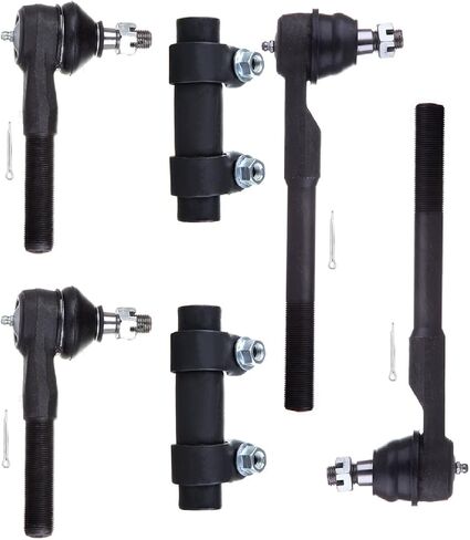 Scitoo ES2080S ES3539 ES3540 2 INNER 2 TIE ROD نهايات 2 TIE ROD ضبط الأكمام 2000-2002 ل Dodge RAM 1500 2500 3500 6PCS in Saudi Arabia