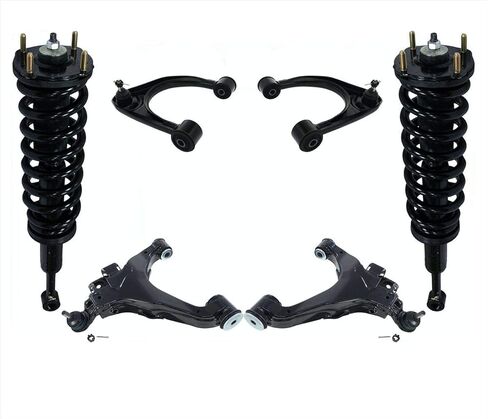 MAC Auto Parts Front Complete Strut Lower & Apper Arms 6PC Kit Pits Sequoia 4 Wheel Drive 08-15 in Saudi Arabia