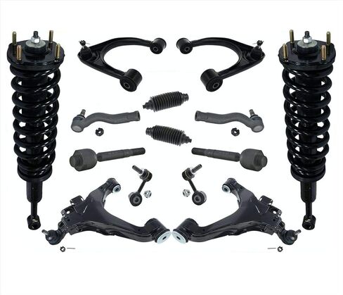 MAC Auto Parts Front Complete STRUT LOWER & APTER ARMS 12PC KIT PITS FITS Sequoia 4 Wheel Drive 08-15 in Saudi Arabia