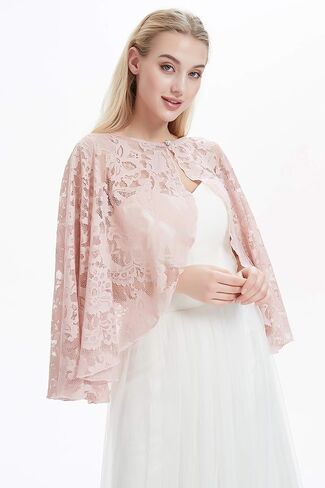 Wedding Lace Cape Cloak Lace Wraps and Shawls Bolero Shrug Shawls V72 in Kuwait