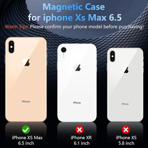Magnetic Designed for iPhone 13/iPhone 14 Case, iPhone 13/14 Clear Case with Screen Protector, Compatible with MagSafe, [Not Yellowing] Phone Case Shockproof Protective Cover for iPhone 13/14 in Saudi Arabia