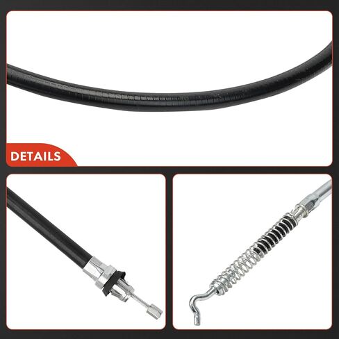 A-Premium Rear Driver Side Parking Brake Cable Assembly Compatible with Ford Models: F-250 Super Duty 2000-2004, F-350 Super Duty 2000-2004, Excursion 2000-2005 - Replace# YC3Z2A635BA in Saudi Arabia