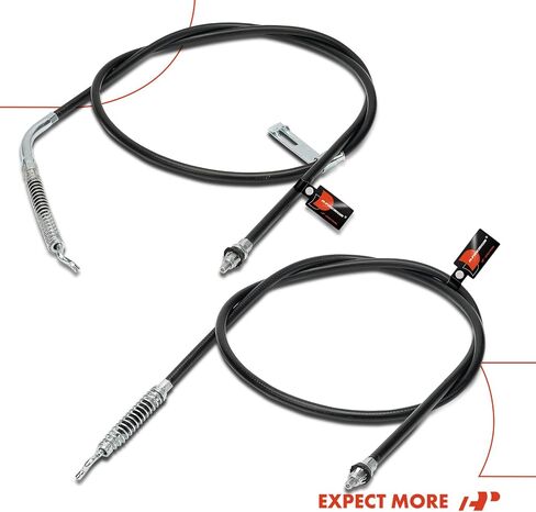 A-Premium Rear Driver Side Parking Brake Cable Assembly Compatible with Ford Models: F-250 Super Duty 2000-2004, F-350 Super Duty 2000-2004, Excursion 2000-2005 - Replace# YC3Z2A635BA in Saudi Arabia