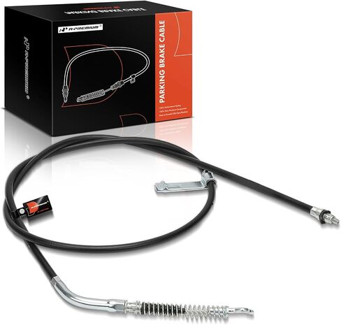 A-Premium Rear Driver Side Parking Brake Cable Assembly Compatible with Ford Models: F-250 Super Duty 2000-2004, F-350 Super Duty 2000-2004, Excursion 2000-2005 - Replace# YC3Z2A635BA in Saudi Arabia