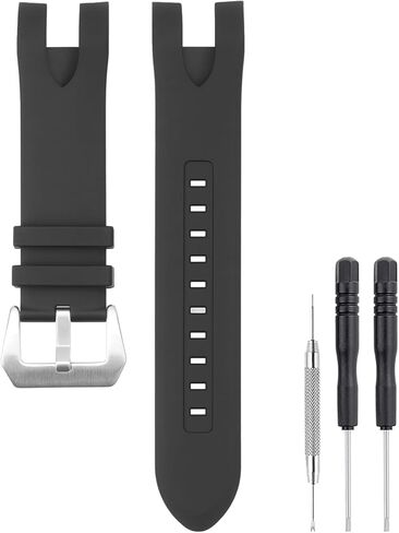 26mm Watch Band Compatible with Invicta, Soft Silicone Rubber Replacement Wrist Strap for Invicta Venom Watch Straps in Kuwait