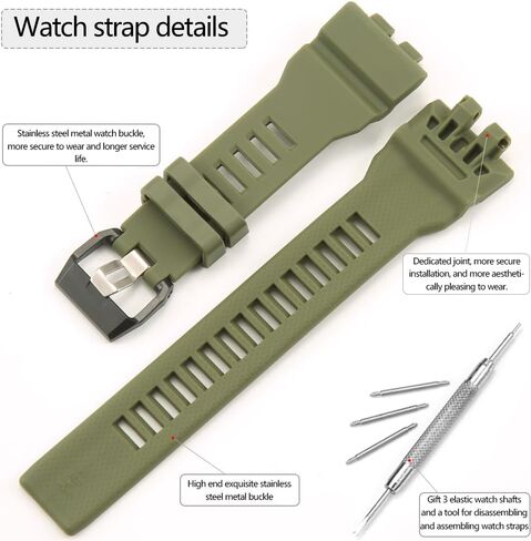 Resin Strap Compatible with G-Shock GBA800UC-2A Blue Watch Band GBD-800 GBD800UC Replacement Bracelet in Saudi Arabia