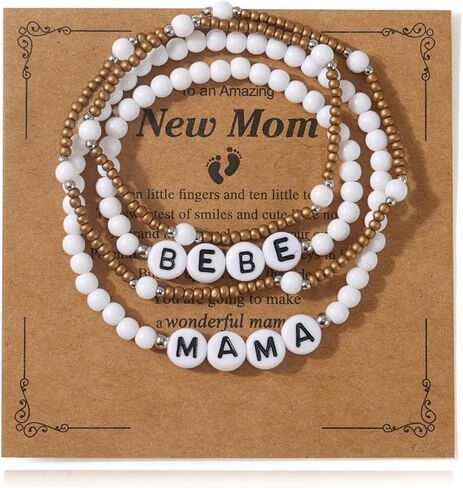 72ore Mama Bracelets for Women Mama Gifts Mother Daughter Gift Adjustable Mom Bracelets for Mother Grandma Birthday Gifts in Saudi Arabia