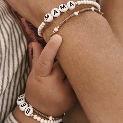 72ore Mama Bracelets for Women Mama Gifts Mother Daughter Gift Adjustable Mom Bracelets for Mother Grandma Birthday Gifts in Saudi Arabia