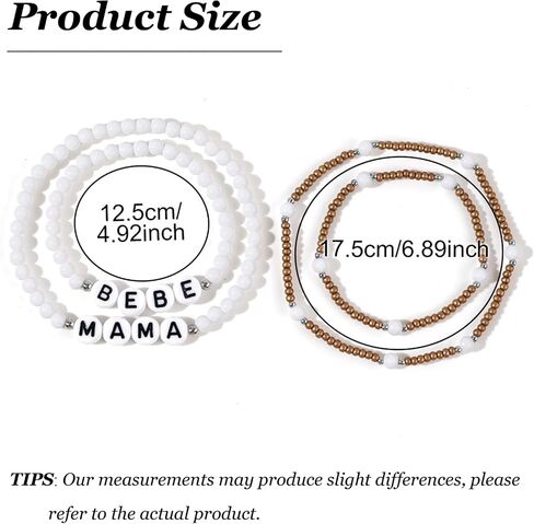 72ore Mama Bracelets for Women Mama Gifts Mother Daughter Gift Adjustable Mom Bracelets for Mother Grandma Birthday Gifts in Saudi Arabia