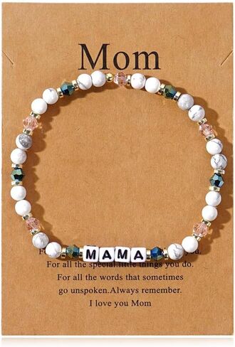 72ore Mama Bracelets for Women Mama Gifts Mother Daughter Gift Adjustable Mom Bracelets for Mother Grandma Birthday Gifts in Saudi Arabia