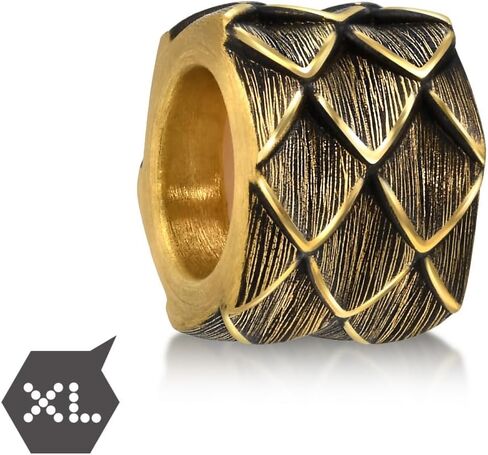 Sang Sang Sang 999 24K Gold Noir XL Charm Gold Dragon Scale Scarm Pracelet للنساء والرجال والجنسين 94750C in Saudi Arabia