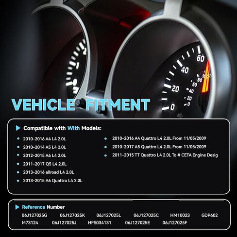 06J127025G مضخة الوقود عالية الضغط - استبدل بـ Audi A4 A5 A6 Q5 Quattro TT Quattro Allroad 2.0L L4 - OEM: GDP602 M73124 HM10023 in Kuwait