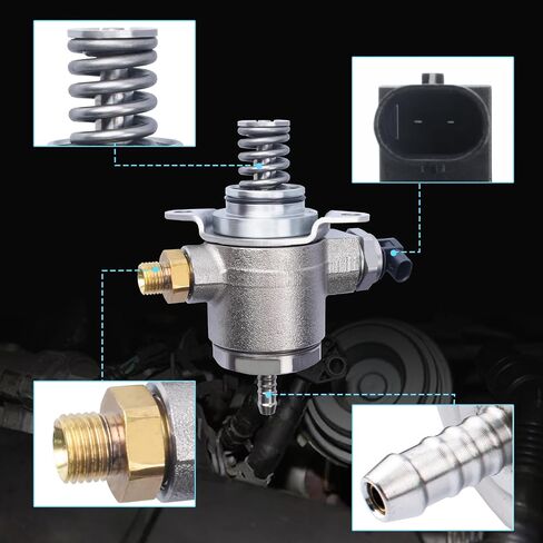 06J127025G مضخة الوقود عالية الضغط - استبدل بـ Audi A4 A5 A6 Q5 Quattro TT Quattro Allroad 2.0L L4 - OEM: GDP602 M73124 HM10023 in Kuwait