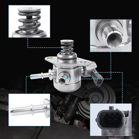 06J127025G مضخة الوقود عالية الضغط - استبدل بـ Audi A4 A5 A6 Q5 Quattro TT Quattro Allroad 2.0L L4 - OEM: GDP602 M73124 HM10023 in Kuwait