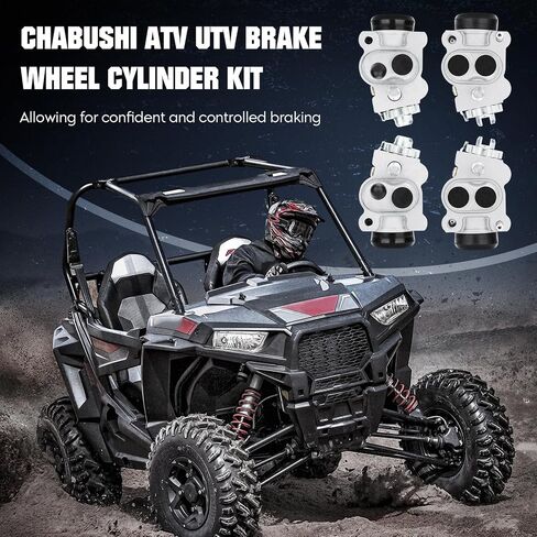 أسطوانات عجلة الفرامل اليسرى اليسرى الأمامية لـ Honda Fourtrax TRX300FW Rancher 350 TRX350 FE/FM/TE/TM بديل لـ 45330-HC5-006 45370-HC5-971 كل الأربعة in Kuwait