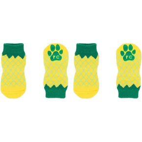 RC Pet Products Fun PAWks Anti-Slip, Stylish, Functional, Protective Dog Socks | Small, Pineapple in Saudi Arabia