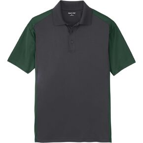 Sport-Tek للجنسين Colorblock Micropique Sport-Wick Polo | قميص قصير الأكمام للرجال والنساء in Saudi Arabia