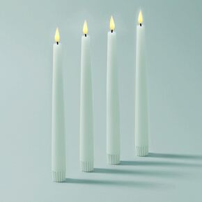 شموع لامبلاست عديمة اللهب، 9 بوصة، 6 عبوات، شموع باستيل متعددة الألوان مع لهب وامض LED، شمع حقيقي، بطاريات وجهاز تحكم عن بعد متضمن، شموع عديمة اللهب، ديكور ربيعي للمنزل والزفاف in Kuwait