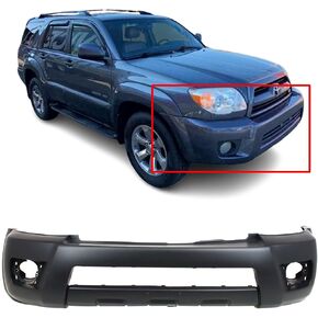 FitParts Compatible With Front Bumper Cover 2006 2007 2008 2009 Toyota 4Runner 06 07 08 09. New, Primed & Ready for Paint. W/Fog Light Holes. TO1000326 5211935903 in Saudi Arabia