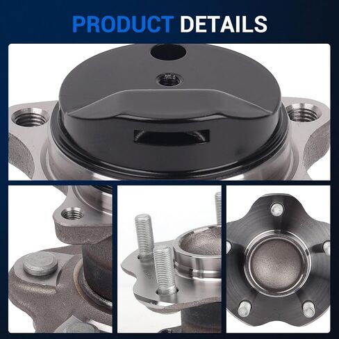 AutoRound 512530 مجموعة المحامل الخلفية محور مجموعة متوافقة مع Nissan Sentra 2013 2014 2015 2017 2017 2018 ، 5 lugs w/abs [حزمة 2] in Saudi Arabia