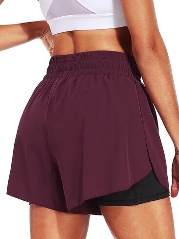 CADMUS 2 in 1 Running Athletic Shorts for Women with Two Side Pockets in Saudi Arabia