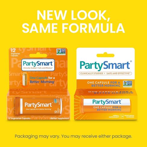 Himalaya PartySmart, One Capsule for a Better Morning, Plant-Based Liver Support for a Better Morning After Drinking, Clinically Studied, Non-GMO Project Verified, 28 Capsule Larger Size in Kuwait