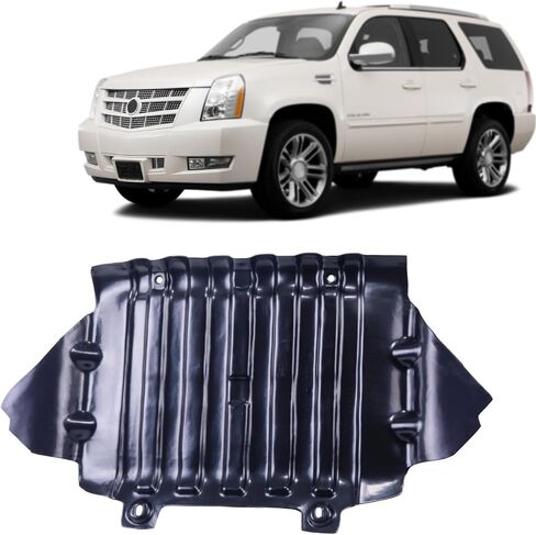 Front Engine Lower Splash Shield Guard Under Cover Compatible with 2007-2014 Chevrolet Silverado 1500 /GMC Sierra/Cadillac Escalade in Saudi Arabia