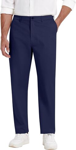 COOFANDY Men Casual Cotton Pants Classic Fit Stretch Chino Pant Flat Front Wrinkle-Free Pants in Saudi Arabia