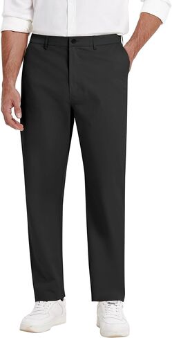 COOFANDY Men Casual Cotton Pants Classic Fit Stretch Chino Pant Flat Front Wrinkle-Free Pants in Saudi Arabia