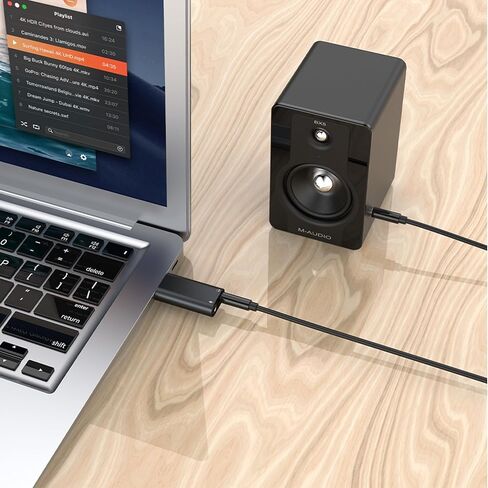 Pastall USB C to 3.5mm Audio Adapter, Typec to Aux Adapter,Typec Sound Card,Usbc to Headphone Jack Adapter for PS4/PS5/Headphone/Mac/Linux/Laptop/Desktops/Docking Station in Kuwait