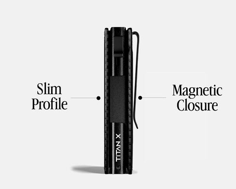TITAN X Trifold With Clip Wallet | Minimalist Slim Metal Leather anti RFID Wallet | Front Pocket Minimalist Wallet For Men, Gift Boxed (Carbon Fiber) in Saudi Arabia