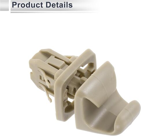مقطع حامل Sun Visor to Toyota Camry Highlander Corolla Prius RAV4 Solara Matrix Sun Visor Retainer Clip Hook No.74348-06030 Plastic 1 PC Beige in Saudi Arabia