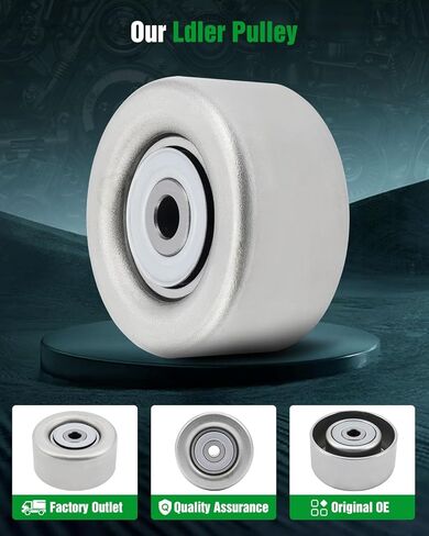 Scitoo Idler Pulley Assembly متوافقة مع عام 2007 لـ Lexus ES350،2005 2006 لـ Lexus GS3002007-2011 لـ LEXUS GS350،2006-2012 لـ LEXUS IS250 1660431020 166040P011 419651 89158 36173 49127 in Saudi Arabia