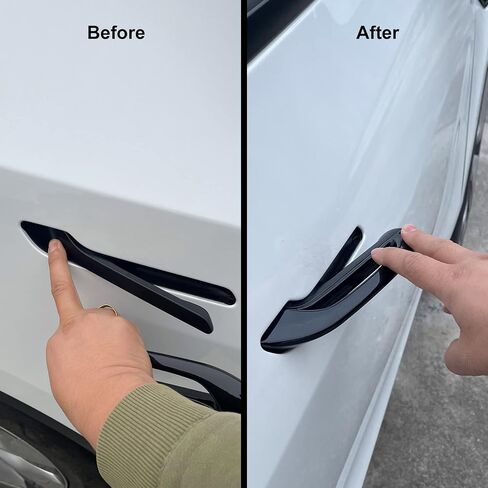 Door Handle Protector for Tesla Model 3 2017-2023 Pull Door Handle Warp for Tesla Model Y 2020-2023 Door Handle Cover in Saudi Arabia
