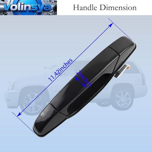 مقابض أبواب الكروم الخارجي ، 4 مساءً ، ركاب السائق الخلفي الأمامي متوافق مع Escalade ، Chevy Avalanche Silverado Silverado Tahoe ، GMC Sierra ، Yukon 2007-2014 ، OE# 20828258 ، 2273872222828237 in Kuwait