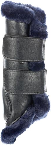 Equinavia Vali Ultra Fleece Brushing Boots | Faux Leather Outer | Luxurious Ultra Fleece Lining Splint Boots in Kuwait