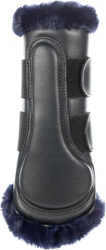Equinavia Vali Ultra Fleece Brushing Boots | Faux Leather Outer | Luxurious Ultra Fleece Lining Splint Boots in Kuwait