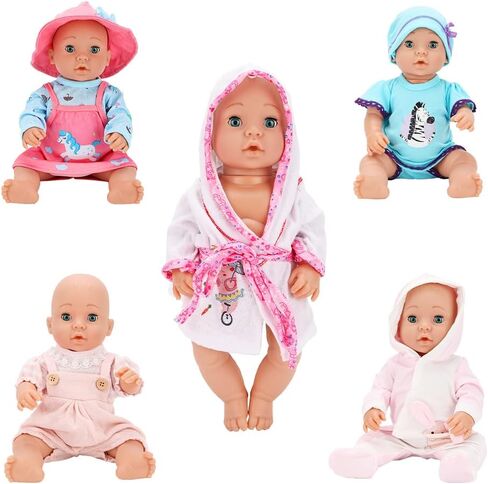 Miunana 13-16 بوصة دمية طفل ملابس الغابة استكشاف الدعاوى 3pcs مع القمة والسرطان والقبعة لمدة 15 بوصة فتاة دمية لمدة 3 سنوات دمية الطفل بذلة بذلة in Kuwait