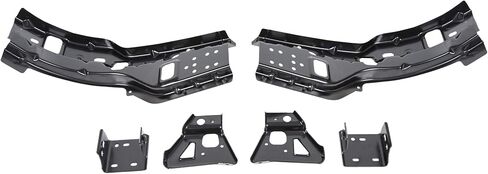 ecotric 6pcs أقواس المصد الأمامية متوافقة مع 2011-2014 Silverado 2500HD 3500 BAR INNER BARCE INNER SET LH RH REST FOR GM1062100 GM1063100 GM1062101 GM1063101 GM106193 GM1067193 in Saudi Arabia