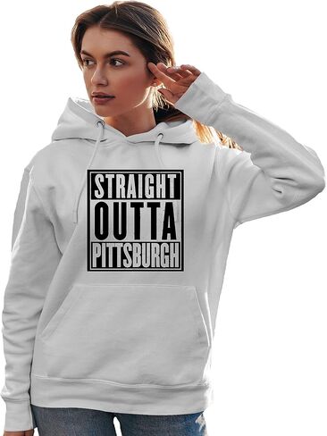 Go All Out Straight Outta Pittsburgh Mens Women Sweatshirt Hoodie in Saudi Arabia