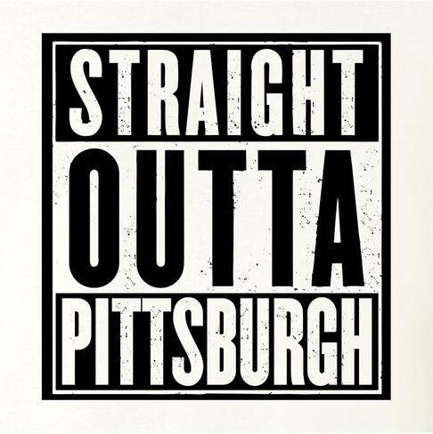 Go All Out Straight Outta Pittsburgh Mens Women Sweatshirt Hoodie in Saudi Arabia