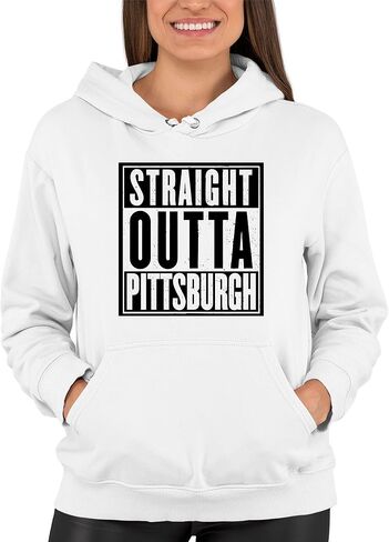 Go All Out Straight Outta Pittsburgh Mens Women Sweatshirt Hoodie in Saudi Arabia