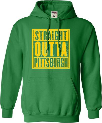Go All Out Straight Outta Pittsburgh Mens Women Sweatshirt Hoodie in Saudi Arabia