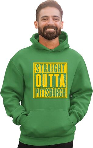 Go All Out Straight Outta Pittsburgh Mens Women Sweatshirt Hoodie in Saudi Arabia