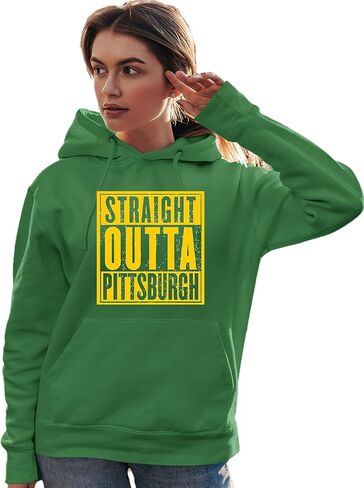 Go All Out Straight Outta Pittsburgh Mens Women Sweatshirt Hoodie in Saudi Arabia